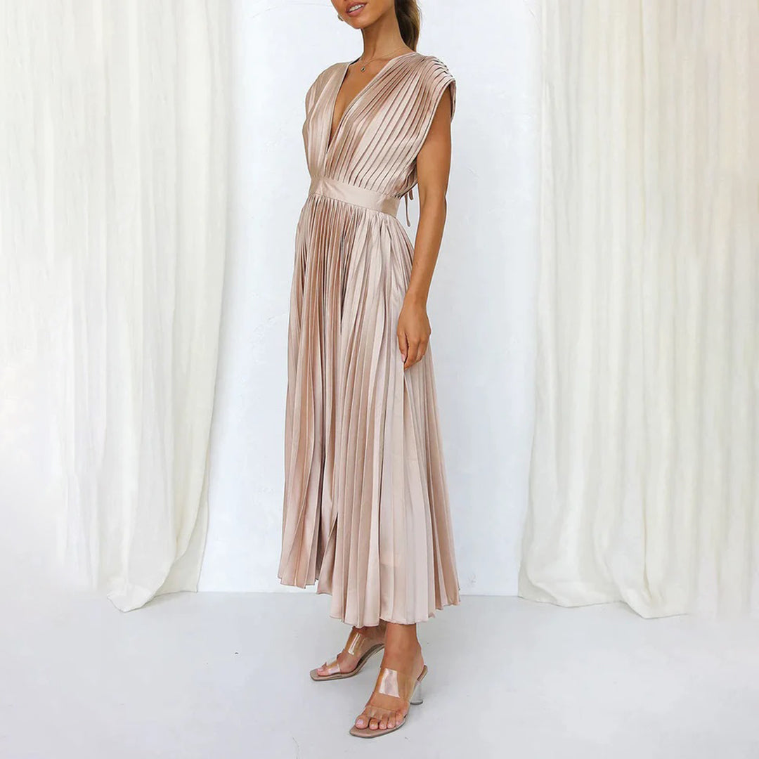 Marni™ | Classic Pleated Midi Gown