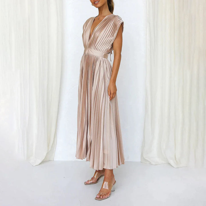 Marni™ | Classic Pleated Midi Gown