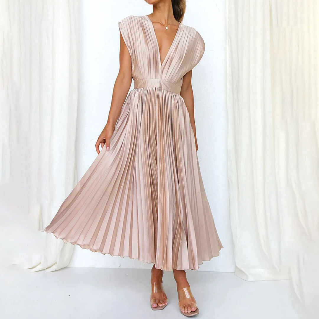 Marni™ | Classic Pleated Midi Gown