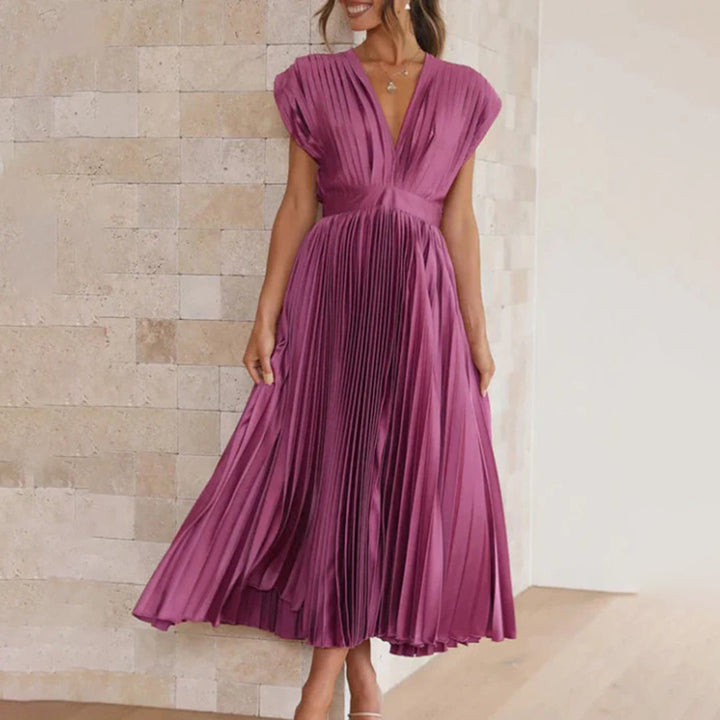 Marni™ | Classic Pleated Midi Gown