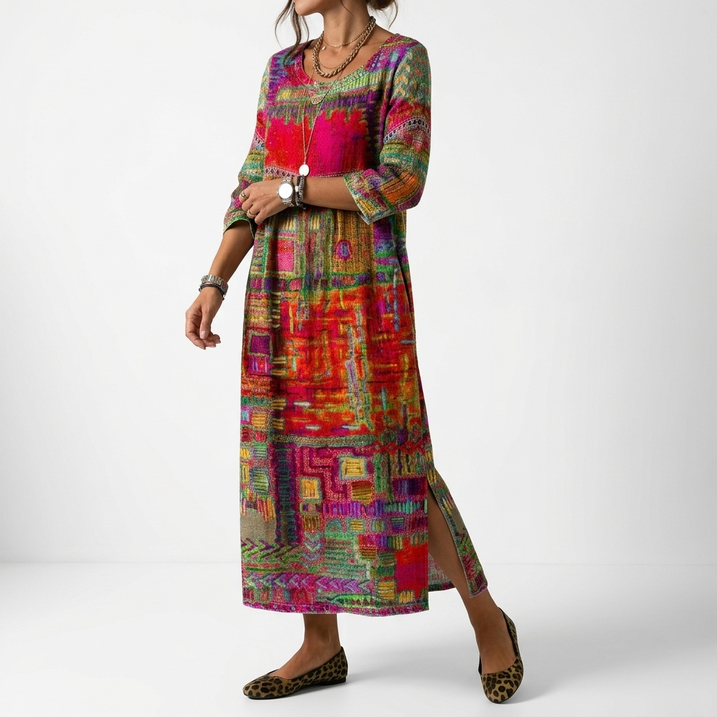 Mairy | BOHEMIAN ARTISTIC DRESS FOR WOMEN