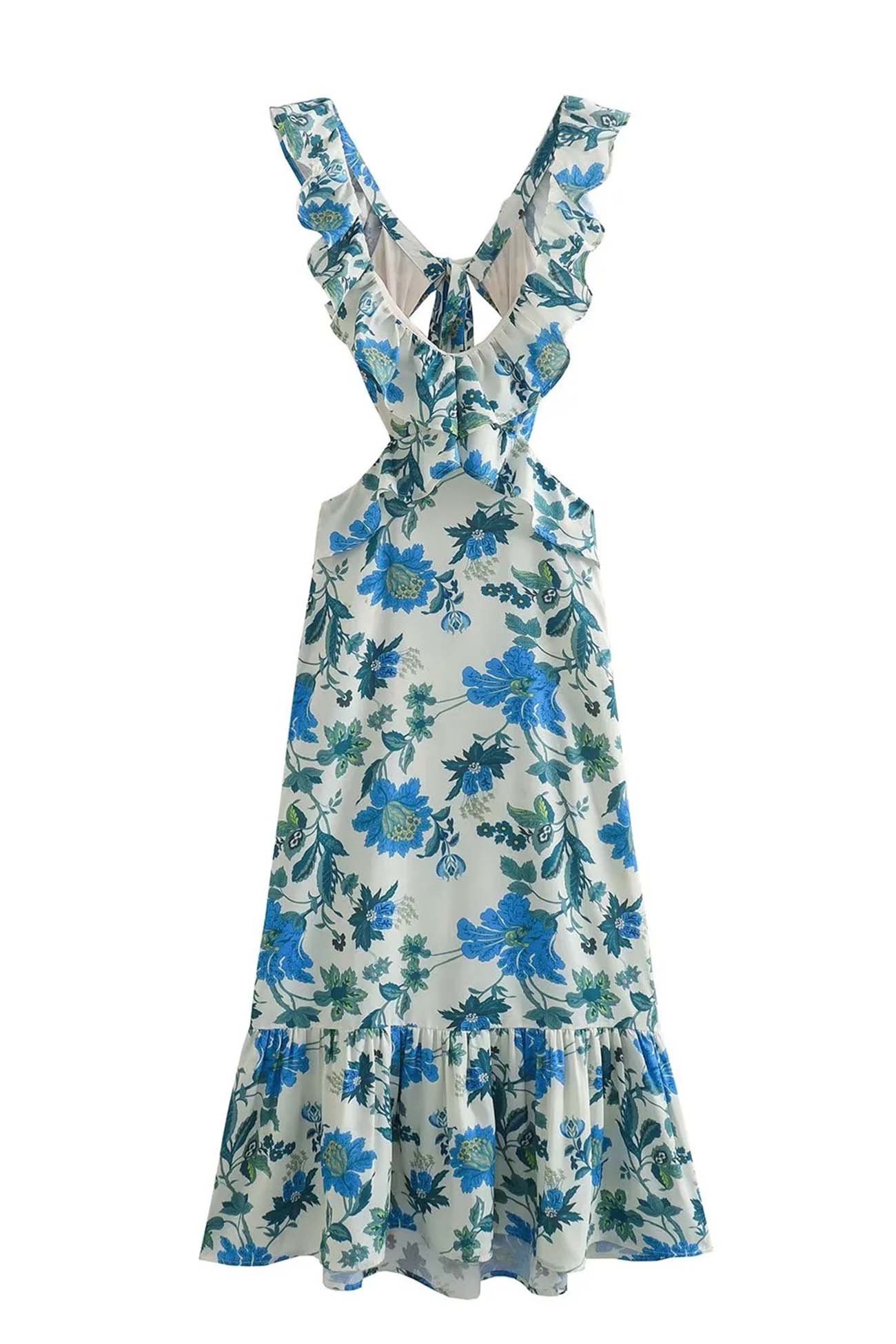 ZaraBelle™ | Elegant Lace Midi Dress