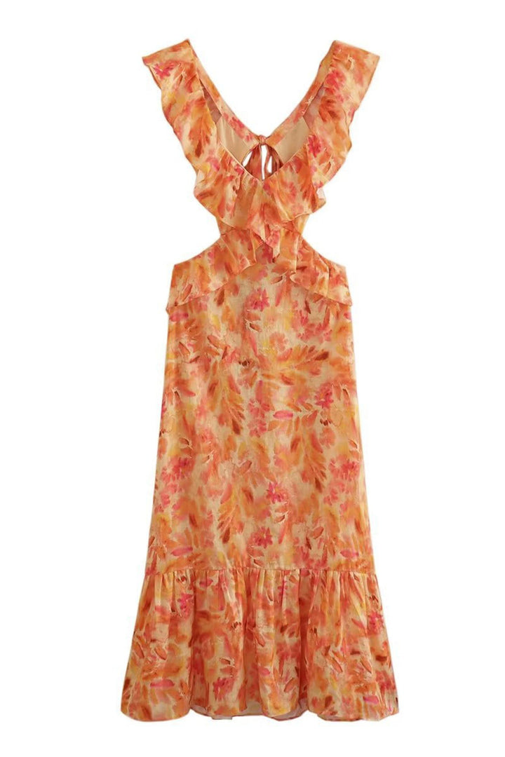 ZaraBelle™ | Elegant Lace Midi Dress