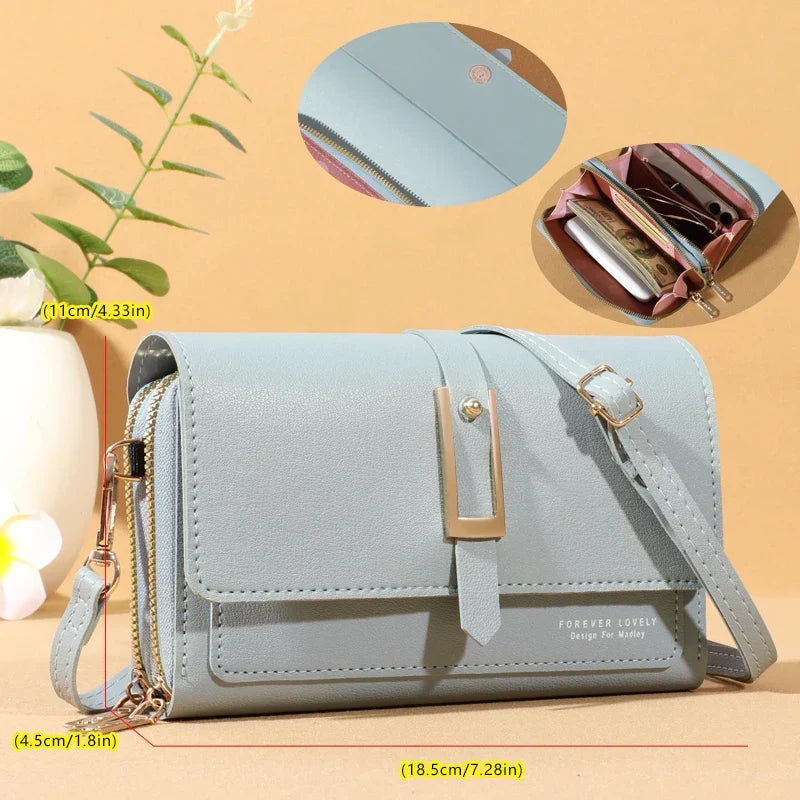 Chic Women's Crossbody Bag - Stylish Mobile Phone and Card Holder