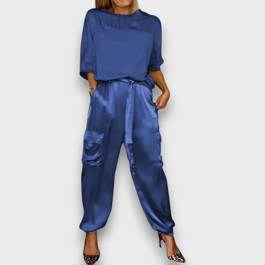 Avelan – Luxe Silk Two-Piece Ensemble