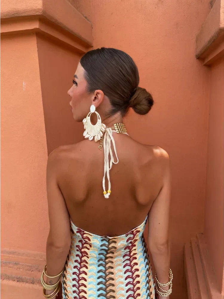 Naama-Lee™ | Strapless Deep V Maxi Gown