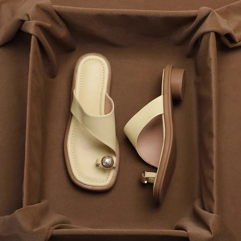 Clara - Suede Sandals