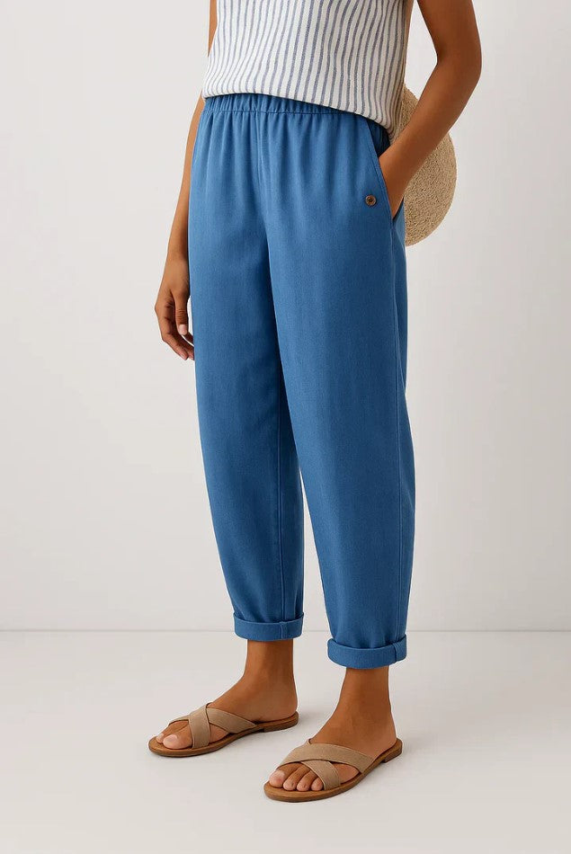 Romina Timeless Linen-Look Trousers
