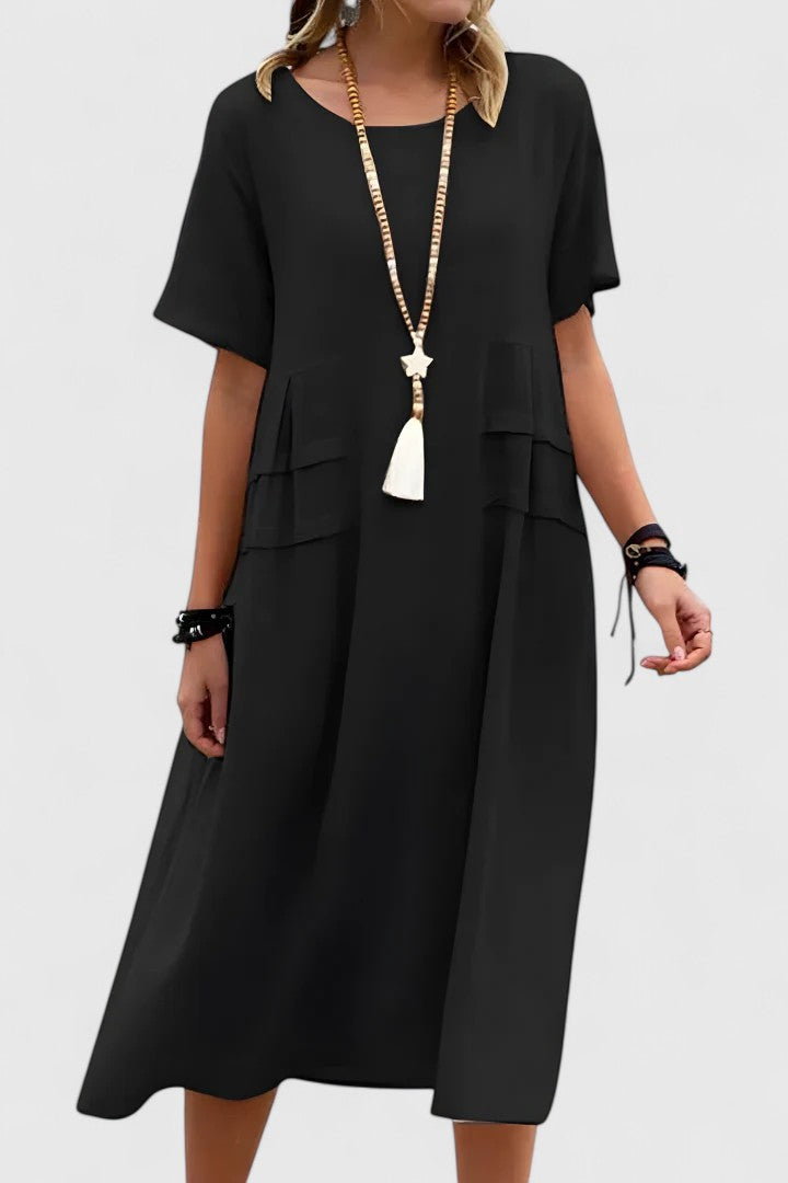 Clara™ | Chic A-Line Dress