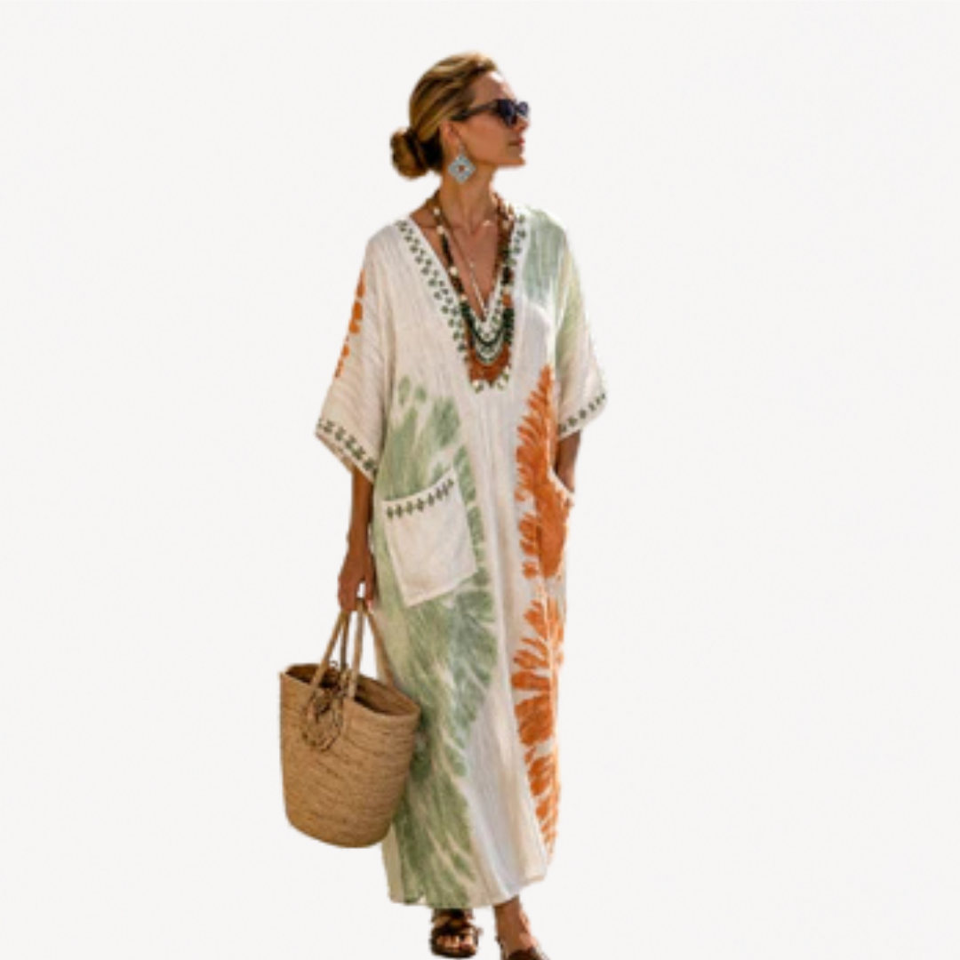 Luna | Night Print Caftan