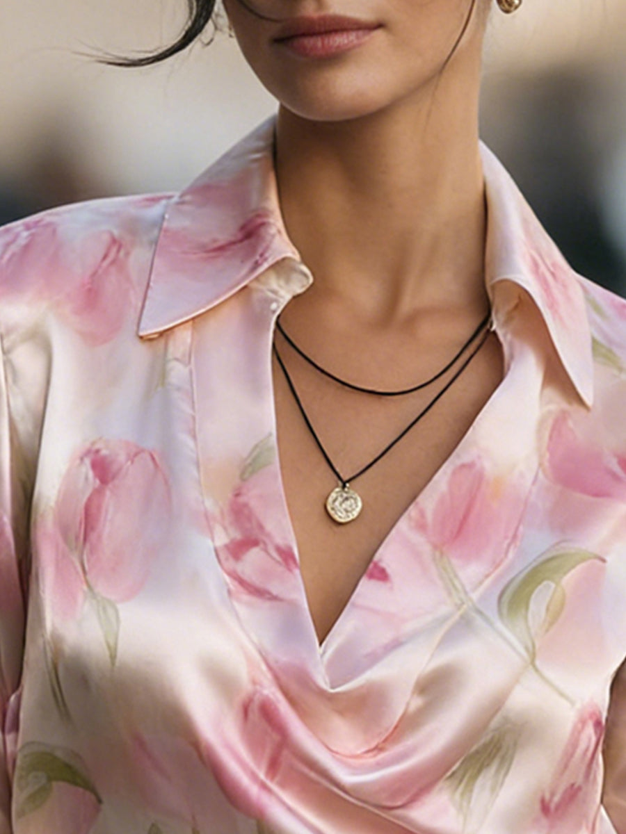 Chic Silk Botanical Top