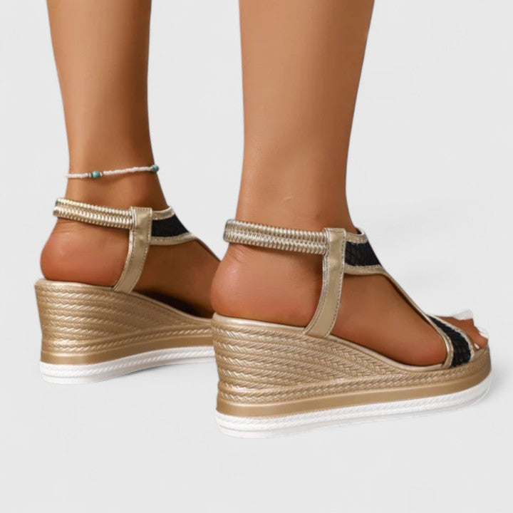 Emily | Supportive Arch Wedge Sandals