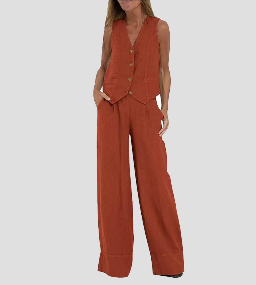 Aira - Tailored Blazer & Slim-Fit Trousers Ensemble