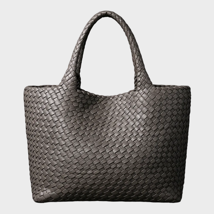 Lana - Handwoven Vegan Leather Tote