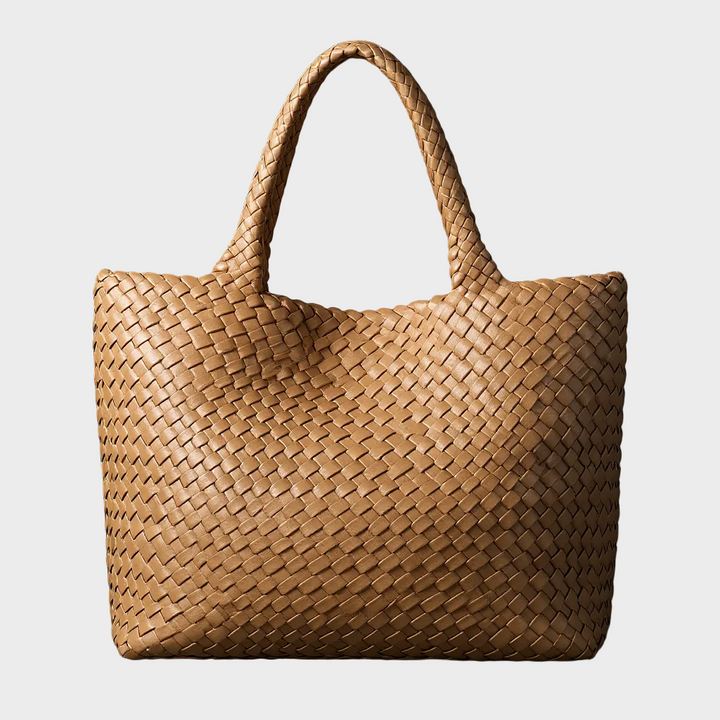 Lana - Handwoven Vegan Leather Tote