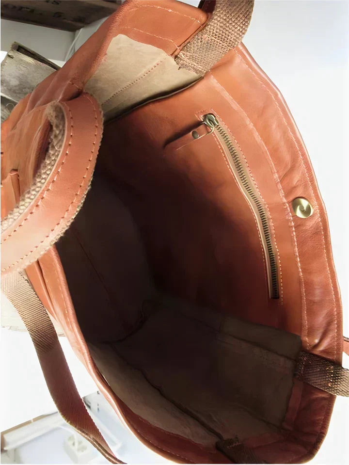 Pamela | Classic Vegan Leather Tote