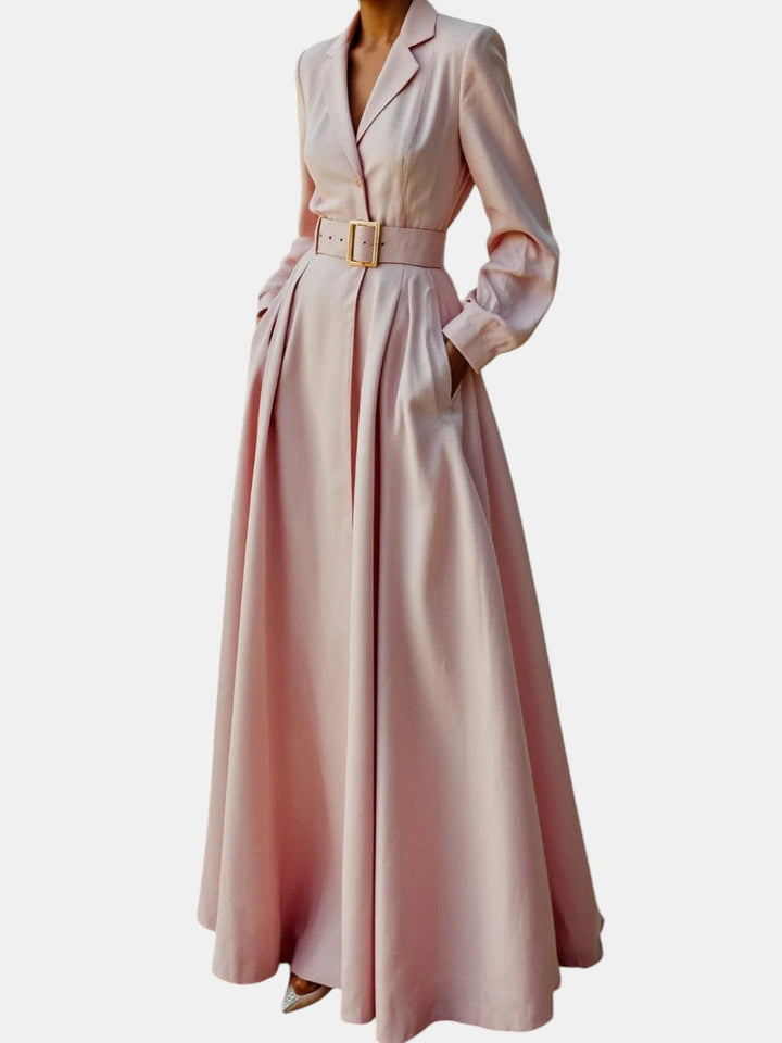 Ceryth | Chic Tailored Blazer Midi Dress