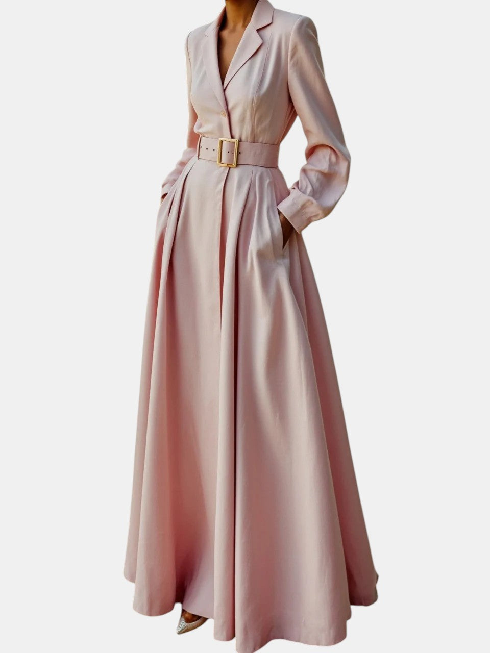Ceryth | Chic Tailored Blazer Midi Dress