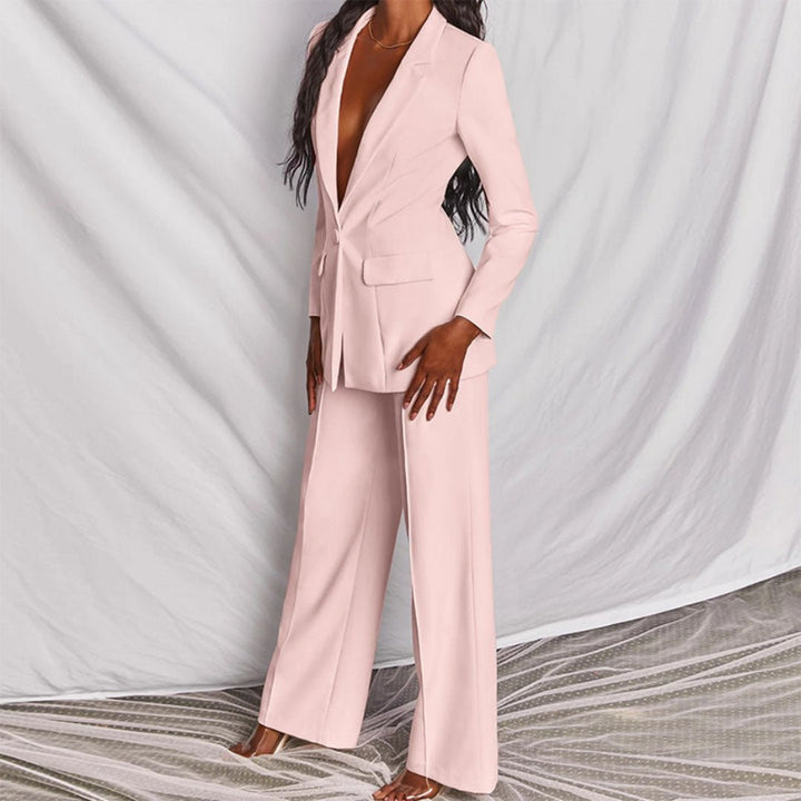 Leotine™ | Chic Blazer & Trouser Set
