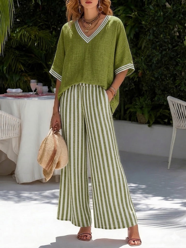 Clara | Polka Dot Cotton Ensemble