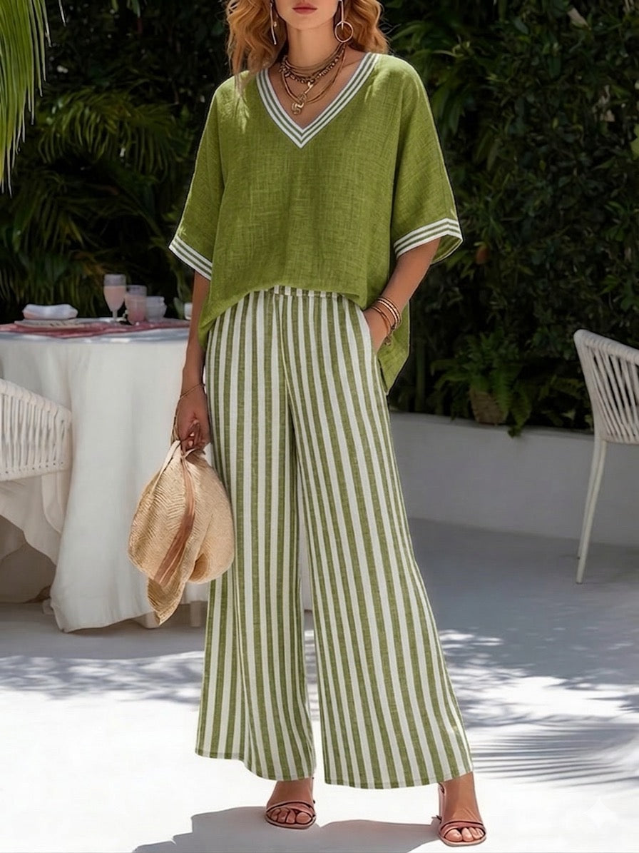 Clara | Polka Dot Cotton Ensemble