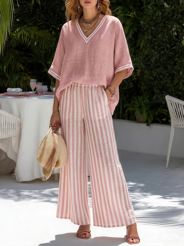 Clara | Polka Dot Cotton Ensemble