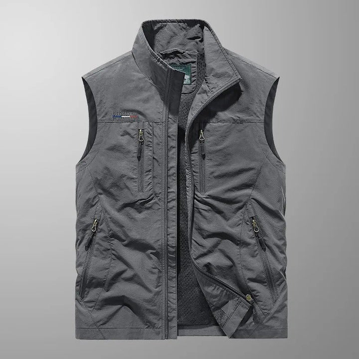Louis | Breathable Multi-Pocket Cargo Waistcoat