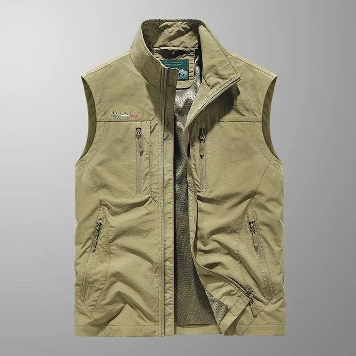 Louis | Breathable Multi-Pocket Cargo Waistcoat