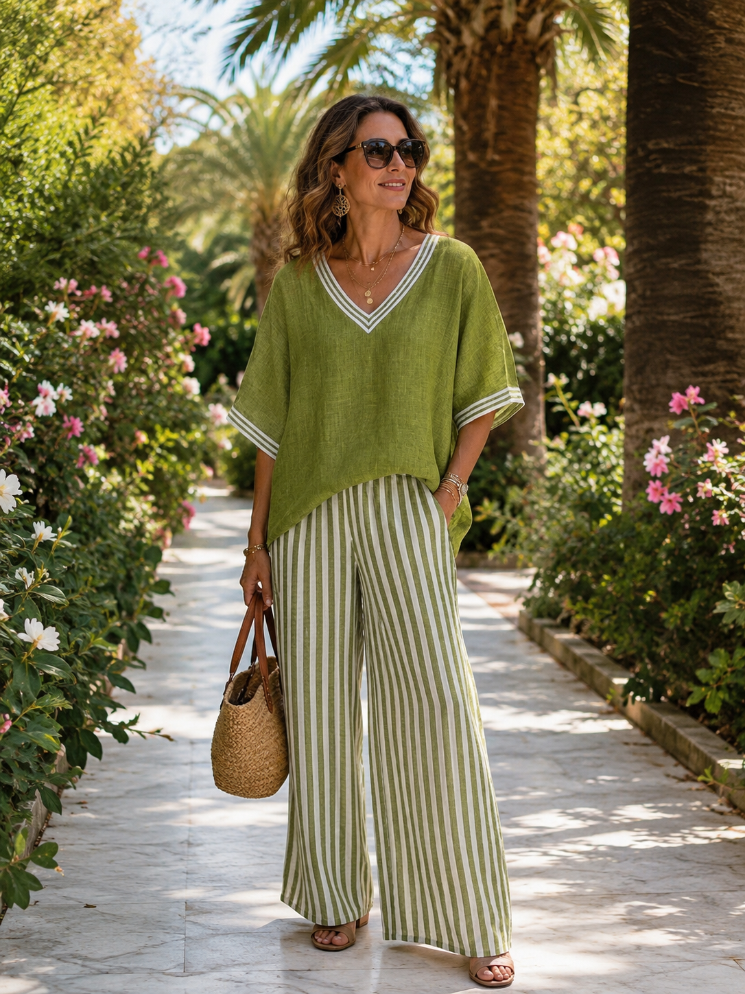Clara | Polka Dot Cotton Ensemble